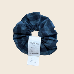 The Rosheen Zero Waste Scrunchie | Deckchair Blue