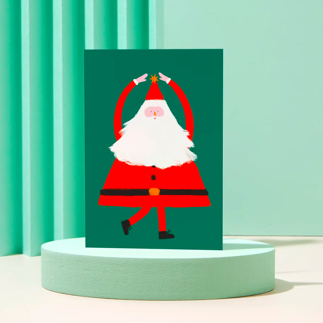 Dancing Santa Card