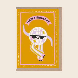 Disco Ball Birthday Card
