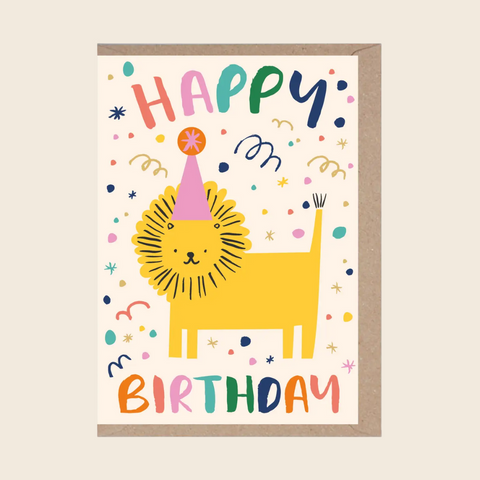 Birthday Lion Card