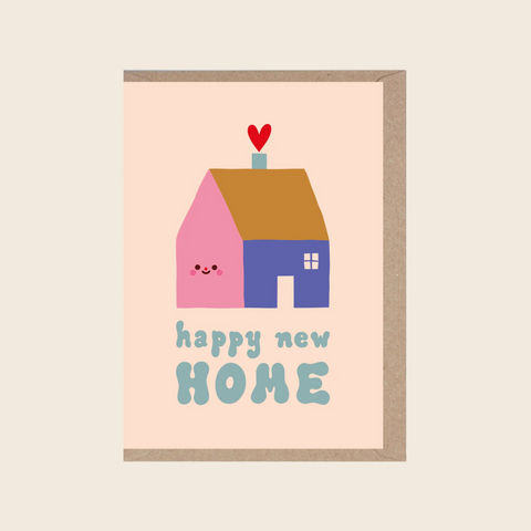 Happy, Smiley, New Home Card