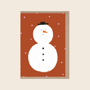 Snowman Christmas Card