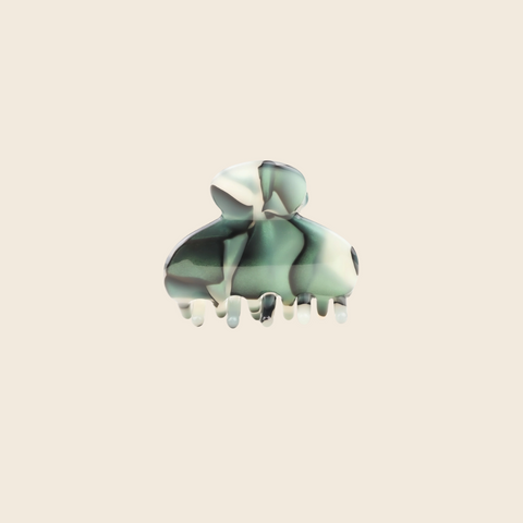 Mini Hair Claw | Green
