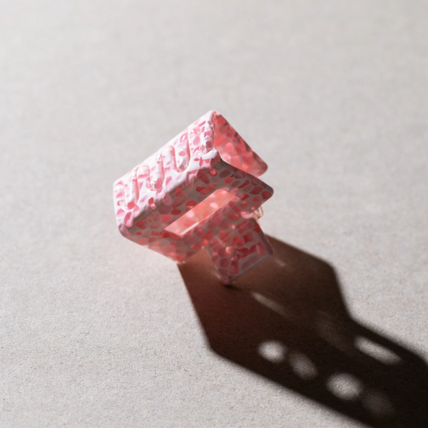 Mini Hair Claw Clip | Pink Crush