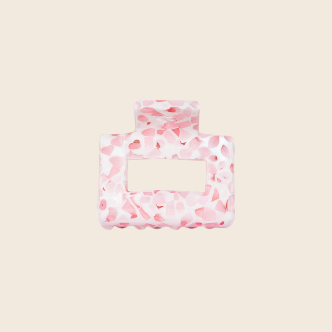Mini Hair Claw Clip | Pink Crush