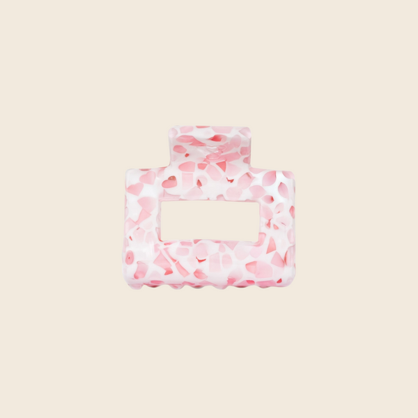 Mini Hair Claw Clip | Pink Crush