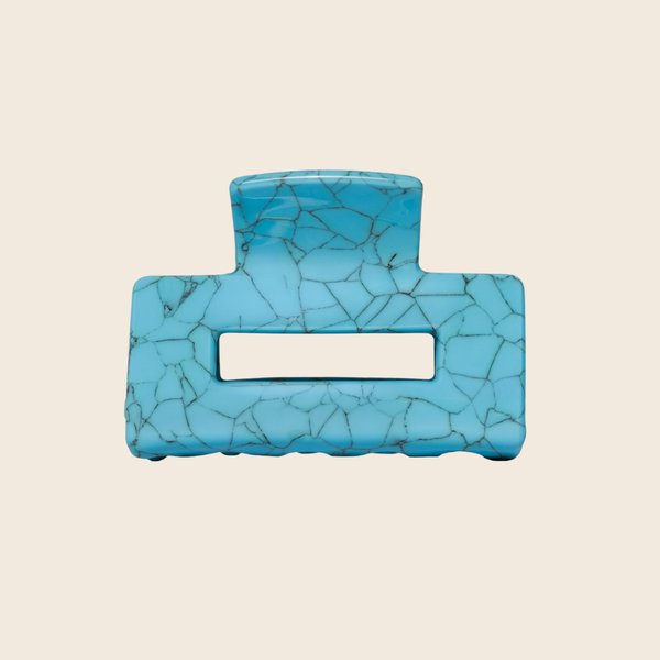 Hair Claw Clip | Blue Mosaic
