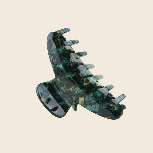 Hair Claw Clip | Dark Green