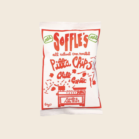 Soffle's Chilli and Garlic Pitta Chips | 60g