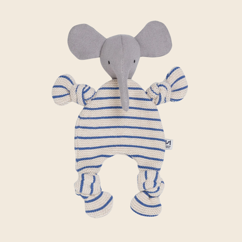 Knitted Elephant Cuddle Cloth