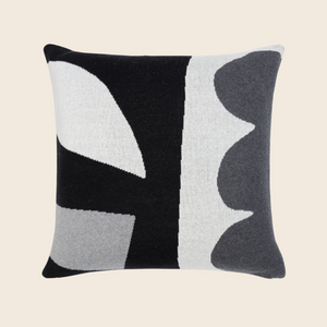 Orbi Cotton Knit Cushion | Monochrome Mix