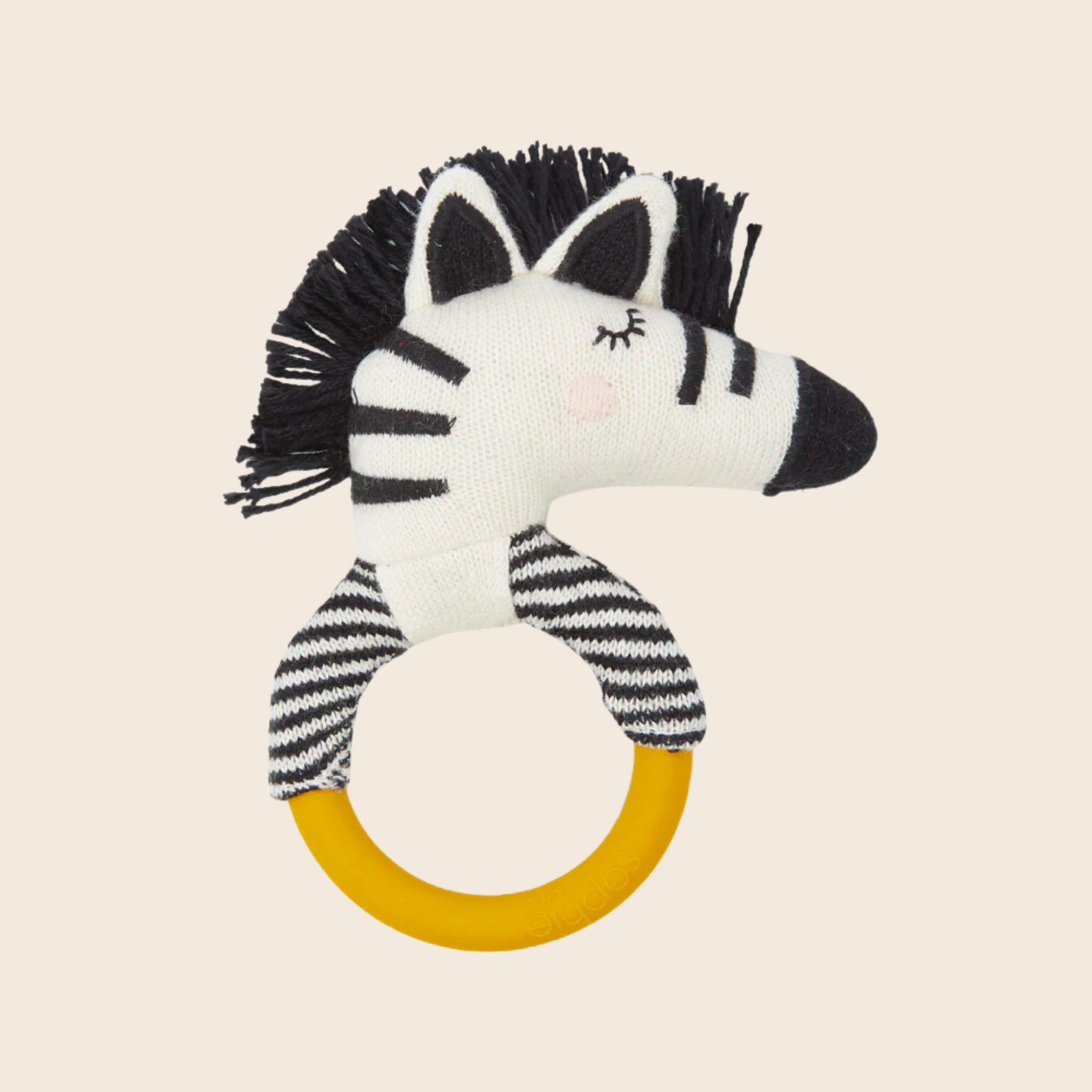 Zebra best sale teething toy