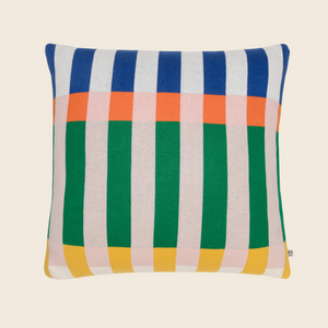 Studie Cotton Knit Cushion | Multicolour