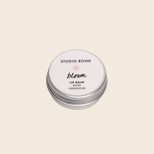 Bloom Lip Balm | Rose Geranium and Patchouli