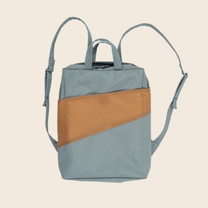 Waterproof Backpack | Grey and Camel