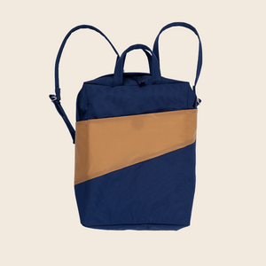 Waterproof Backpack | Navy and Camel