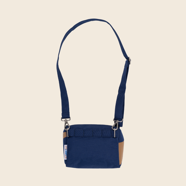 The New Bum Bag | Navy and Camel