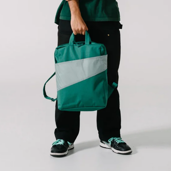 Waterproof Backpack | Green and Grey