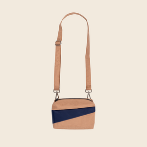 The New Bum Bag | Camel and Navy