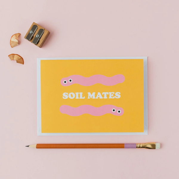 Soil Mates Worm Card