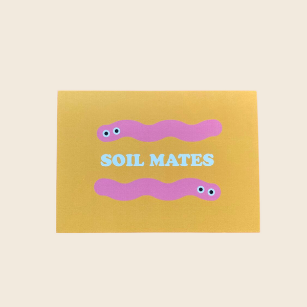 Soil Mates Worm Card