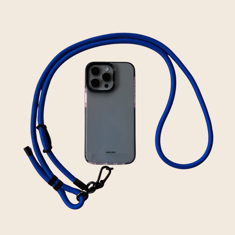 Crossbody Woven Phone Strap | Cobalt Blue