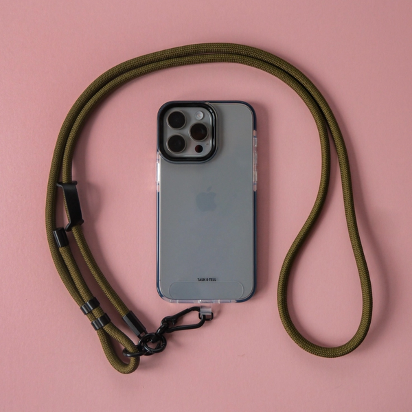 Crossbody Woven Phone Strap | Olive Green