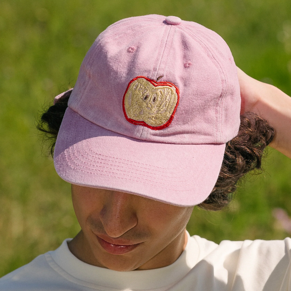 Apple Slice Cap | Washed Pink