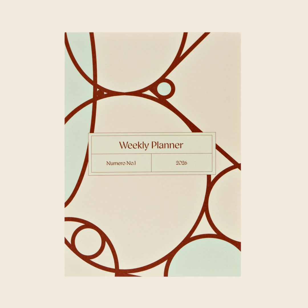 2026 Weekly Planner Book | Numero Print