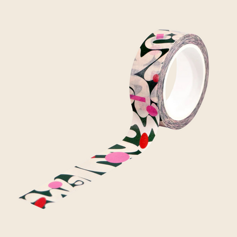 August Print Washi Tape