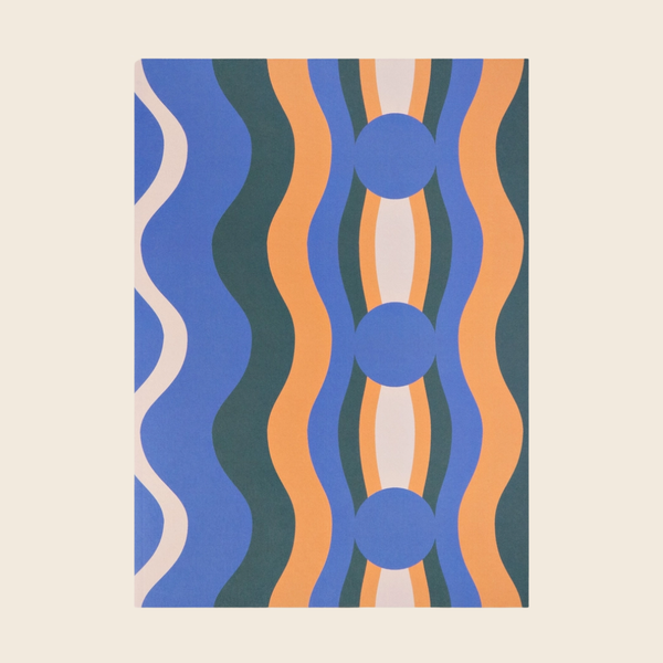 Casetta Print Slimline Notebook | Lined Pages