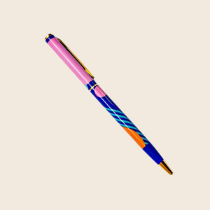 The Completist Miami Gold Trimmed Pen