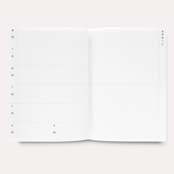 2026 Weekly Planner Book | Numero Print