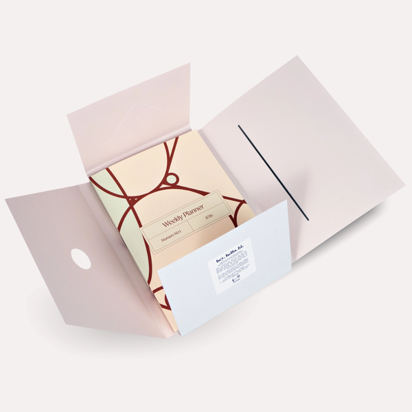 2026 Weekly Planner Book | Numero Print