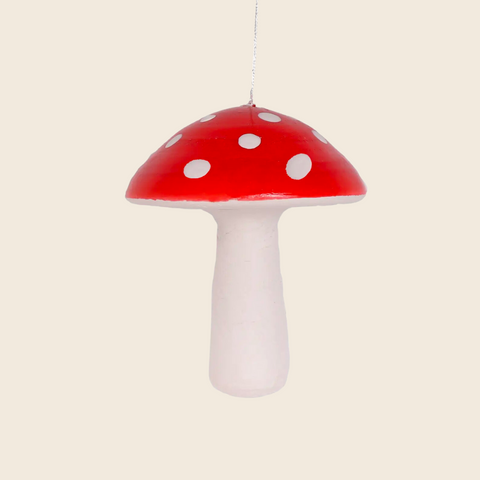 Toadstool Hanging Decoration | Red