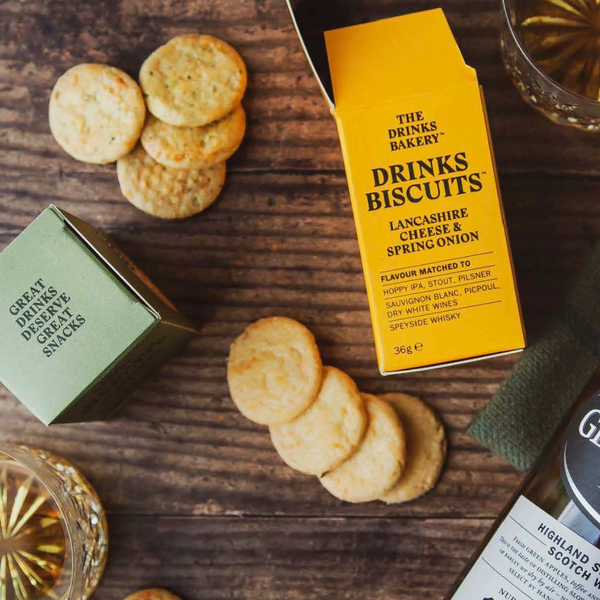 Drinks Biscuits | Mature Cheddar, Chilli and Almond