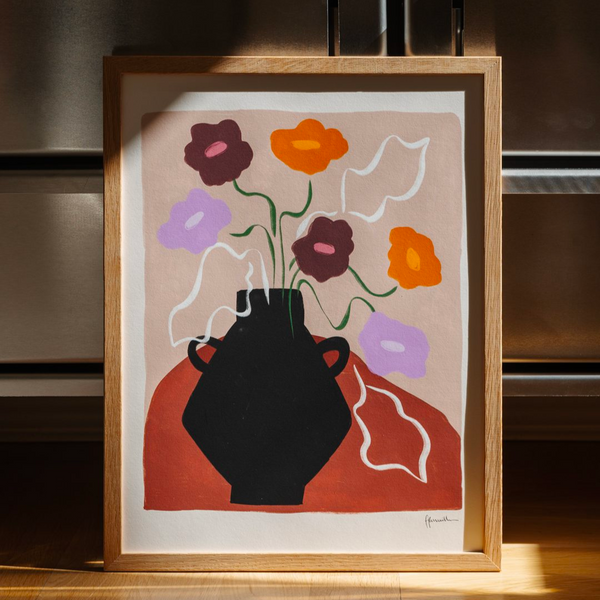 Frankie Penwill Petunias Print