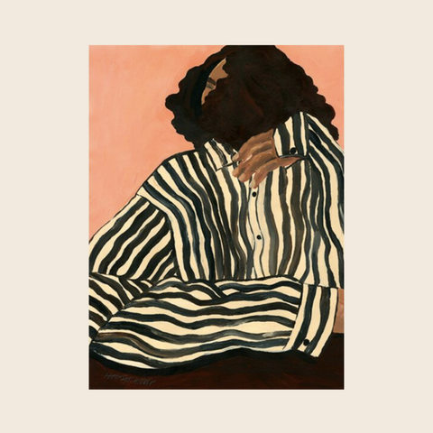 Serene Stripes Print | Two Sizes