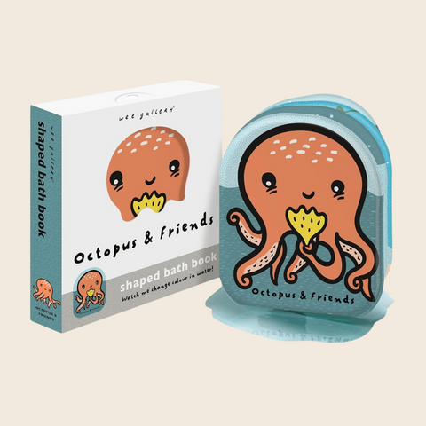 Colour Me Bath Book | Octopus and Friends