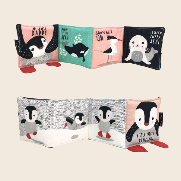 Pitter Patter Penguin Soft Cloth Book
