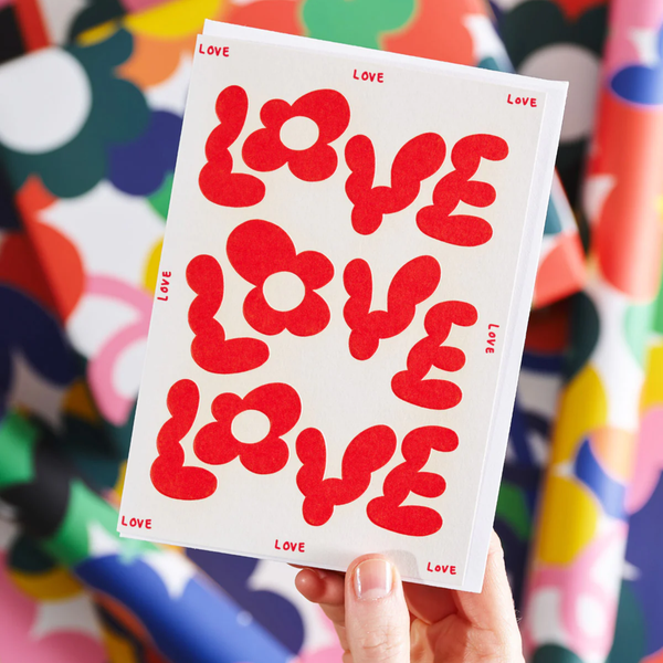 Love Love Love Card