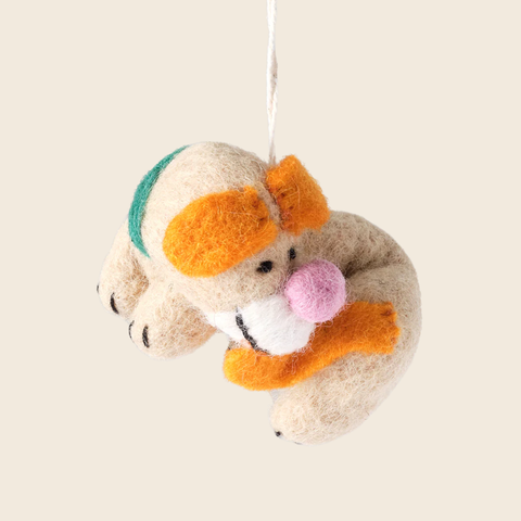 Needle Felted Bingo The Dog Decoration