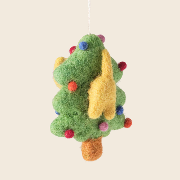 Needle Felted Bobby Tree Cat Decoration