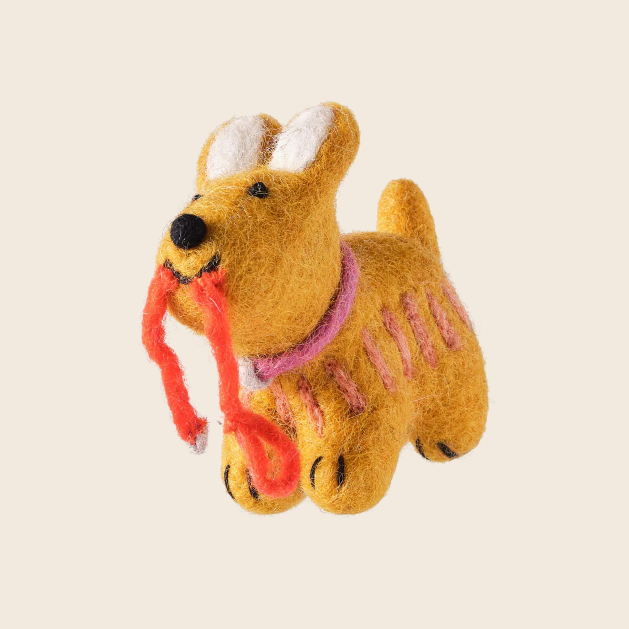 Needle Felted Ginger The Dog Decoration