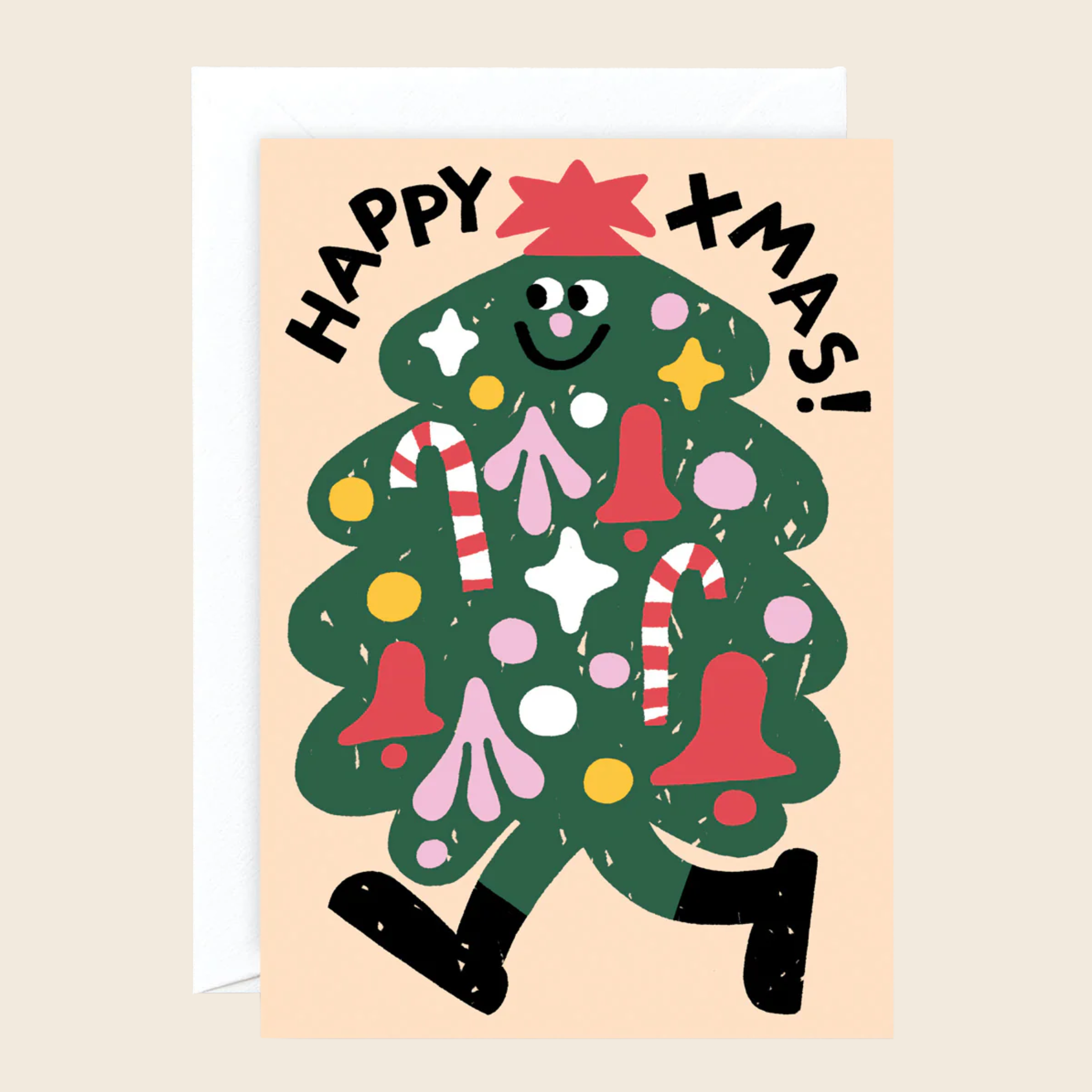 Happy Xmas Tree Card