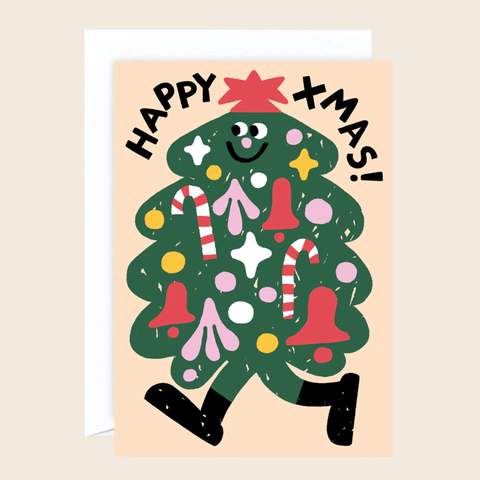 Happy Xmas Tree Card