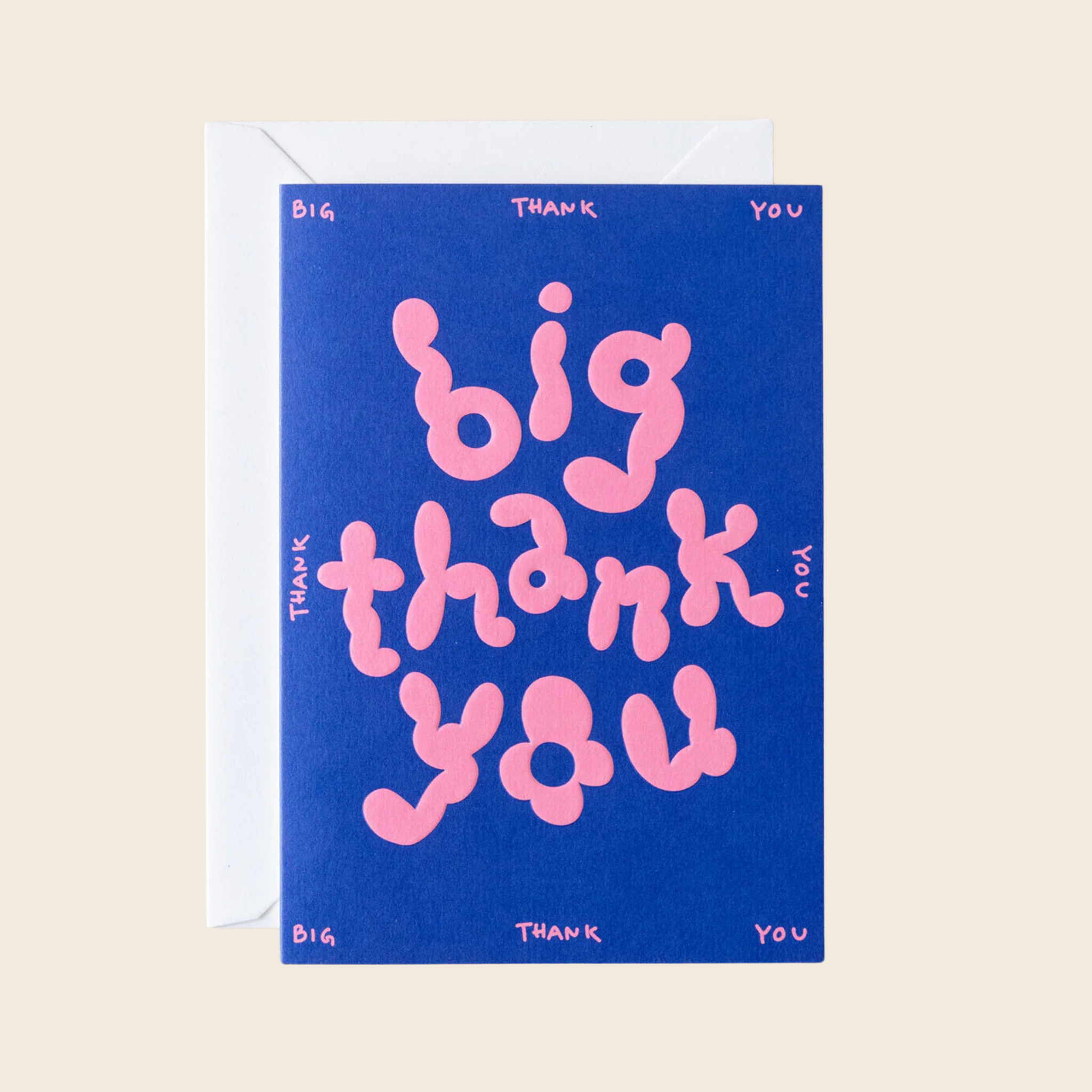 Big Thank You Embossed Card