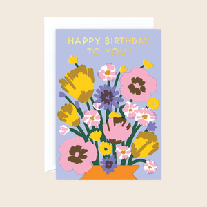 Birthday Blooming Flower Card