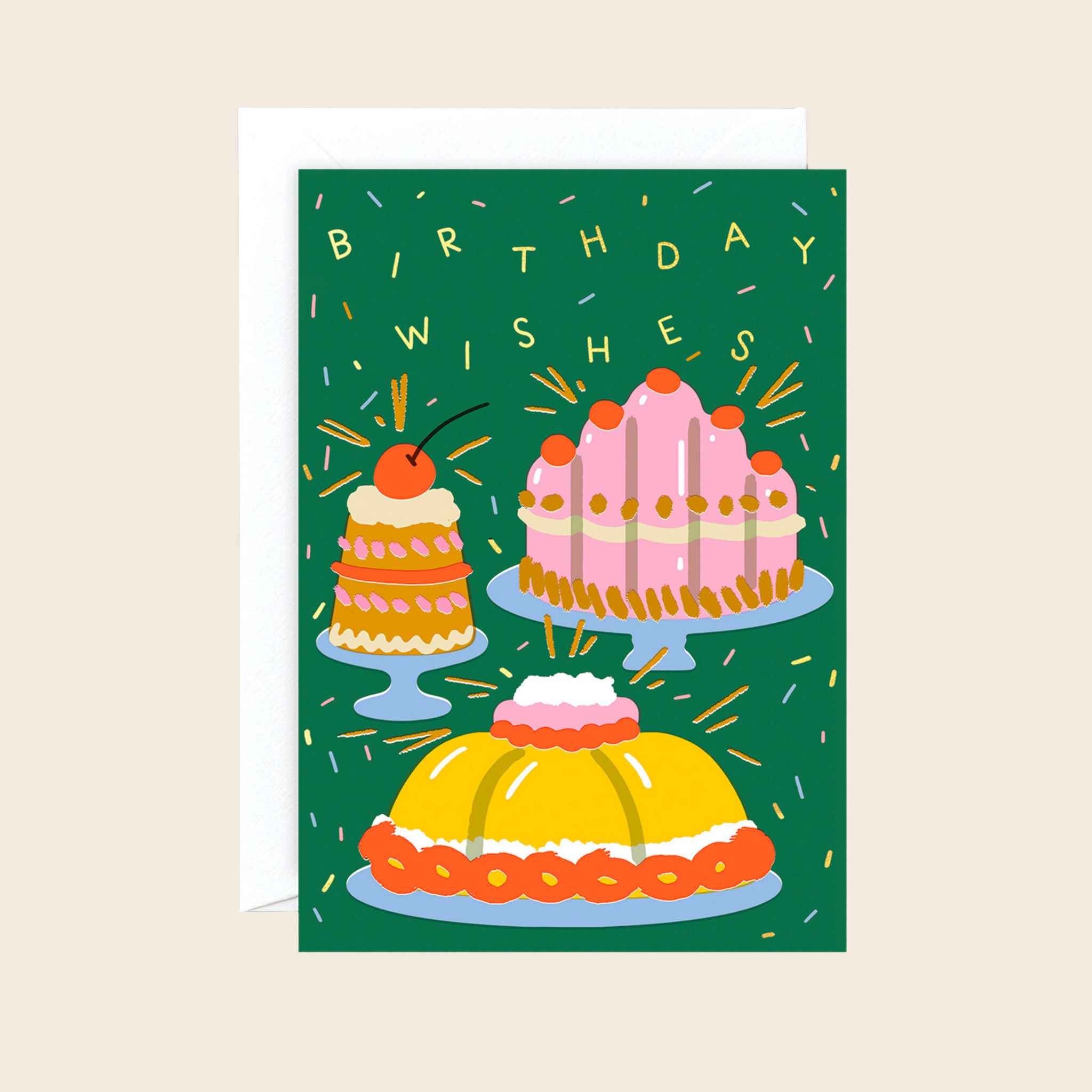 Birthday Wishes Cake Card