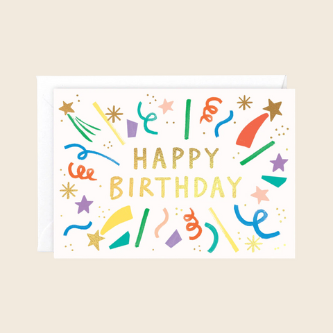 Happy Birthday Burst Card